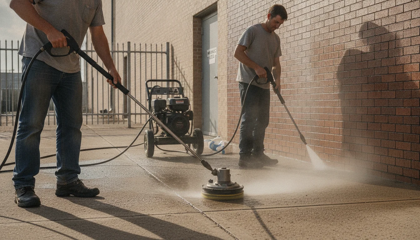 Pressure Washing vs Power Washing in Spartanburg by Pressure Washing Spartanburg